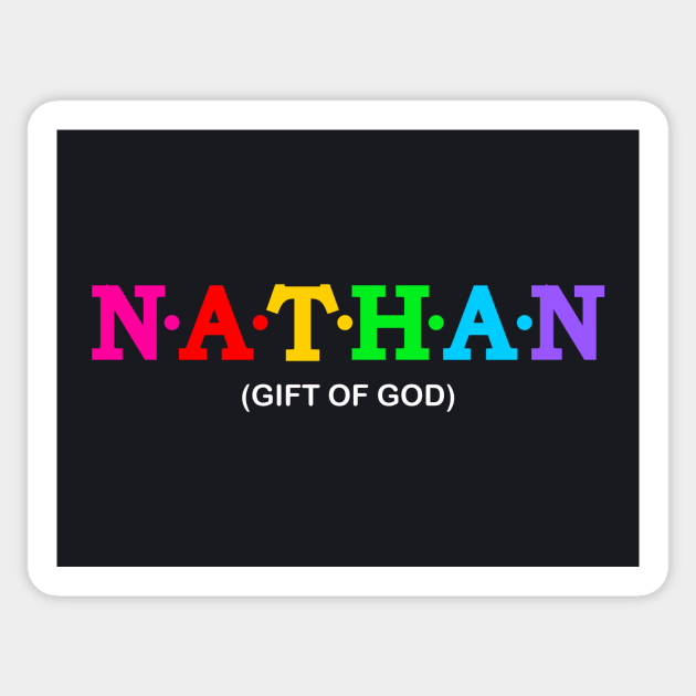 Nathan - Gift Of God. Sticker by Koolstudio